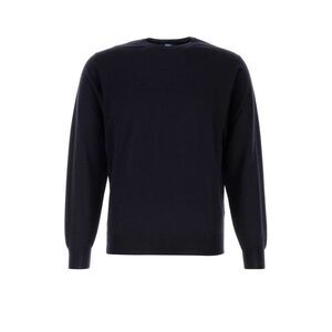 Fedeli Men Midnight Blue Wool Sweater